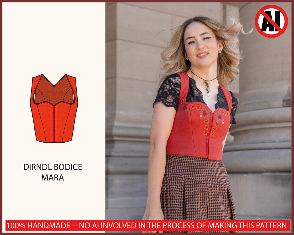 PATTERN - Modular Dirndl MARA - Bodice - THISISKACHI