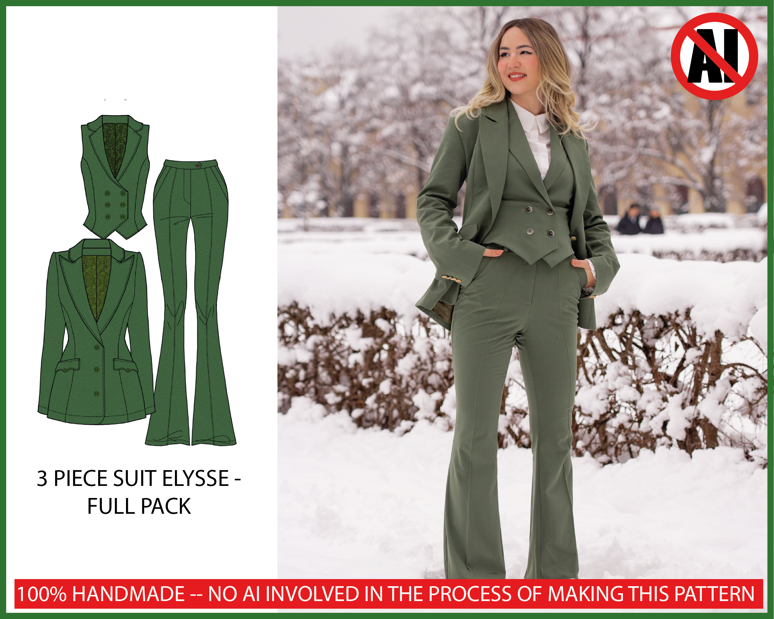 PATTERN PACK - 3 Piece Suit ELYSSE - THISISKACHI