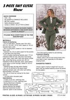 PATTERN PACK - 3 Piece Suit ELYSSE - THISISKACHI