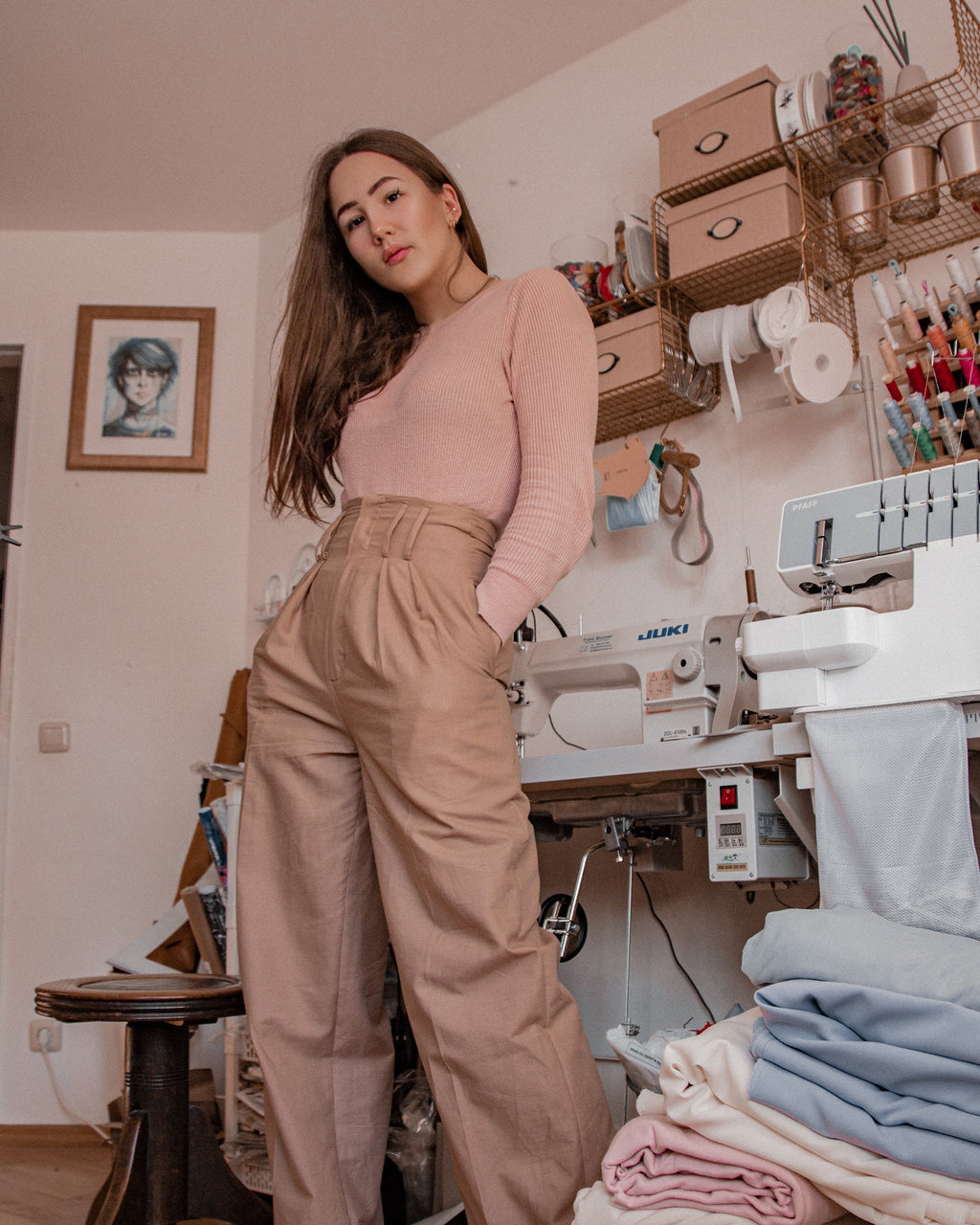 PATTERN - Tapered Wide Leg Pants MADELEINE - THISISKACHI