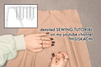 PATTERN - Tapered Wide Leg Pants MADELEINE - THISISKACHI