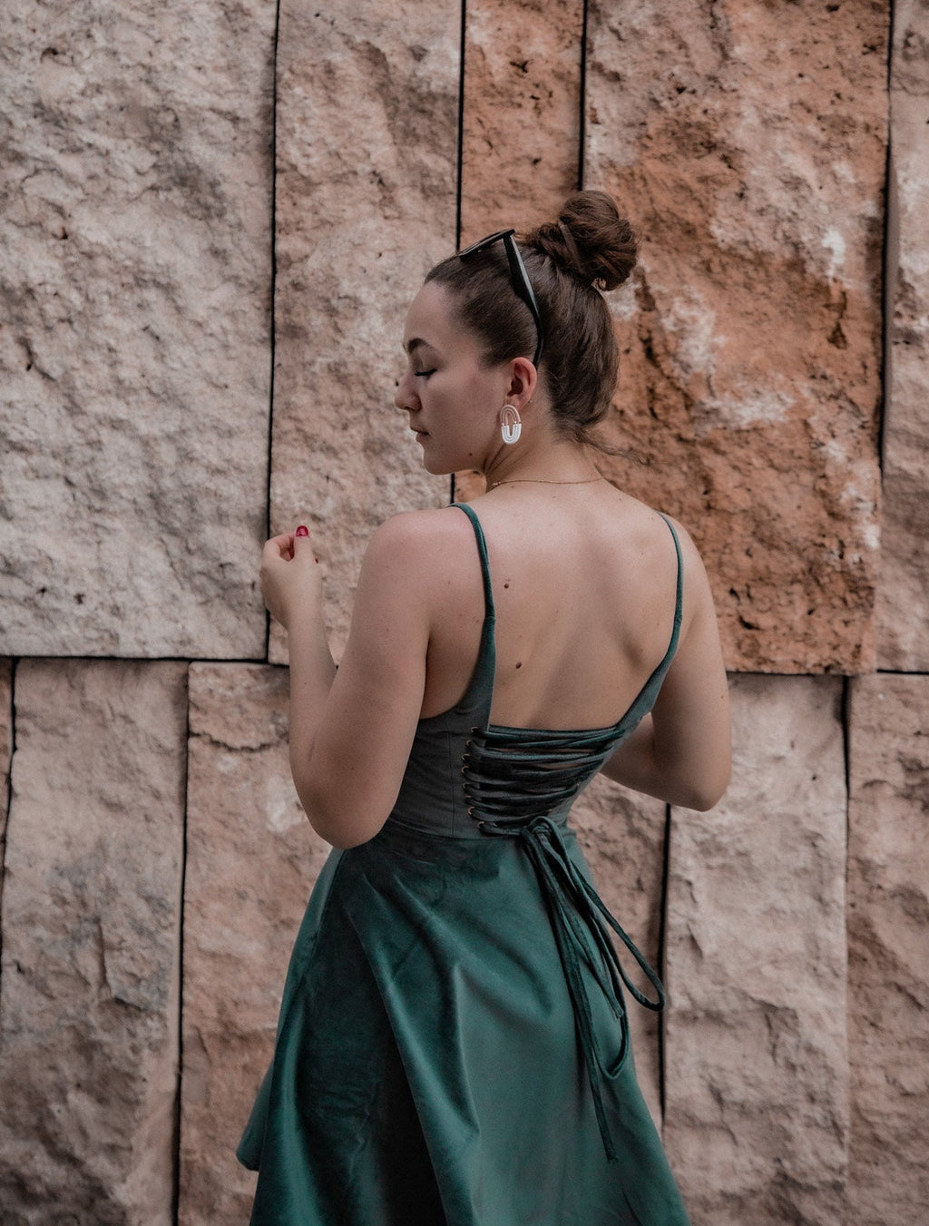 PATTERN - Laced Up Mini Dress CONSTANCE - THISISKACHI