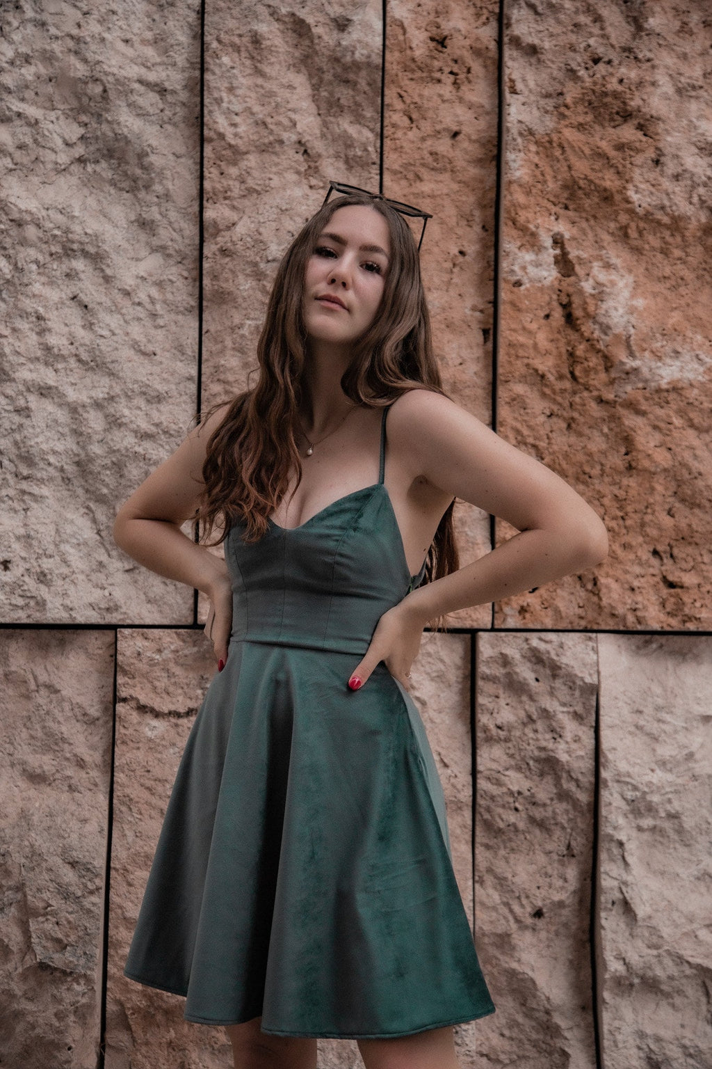 PATTERN - Laced Up Mini Dress CONSTANCE - THISISKACHI
