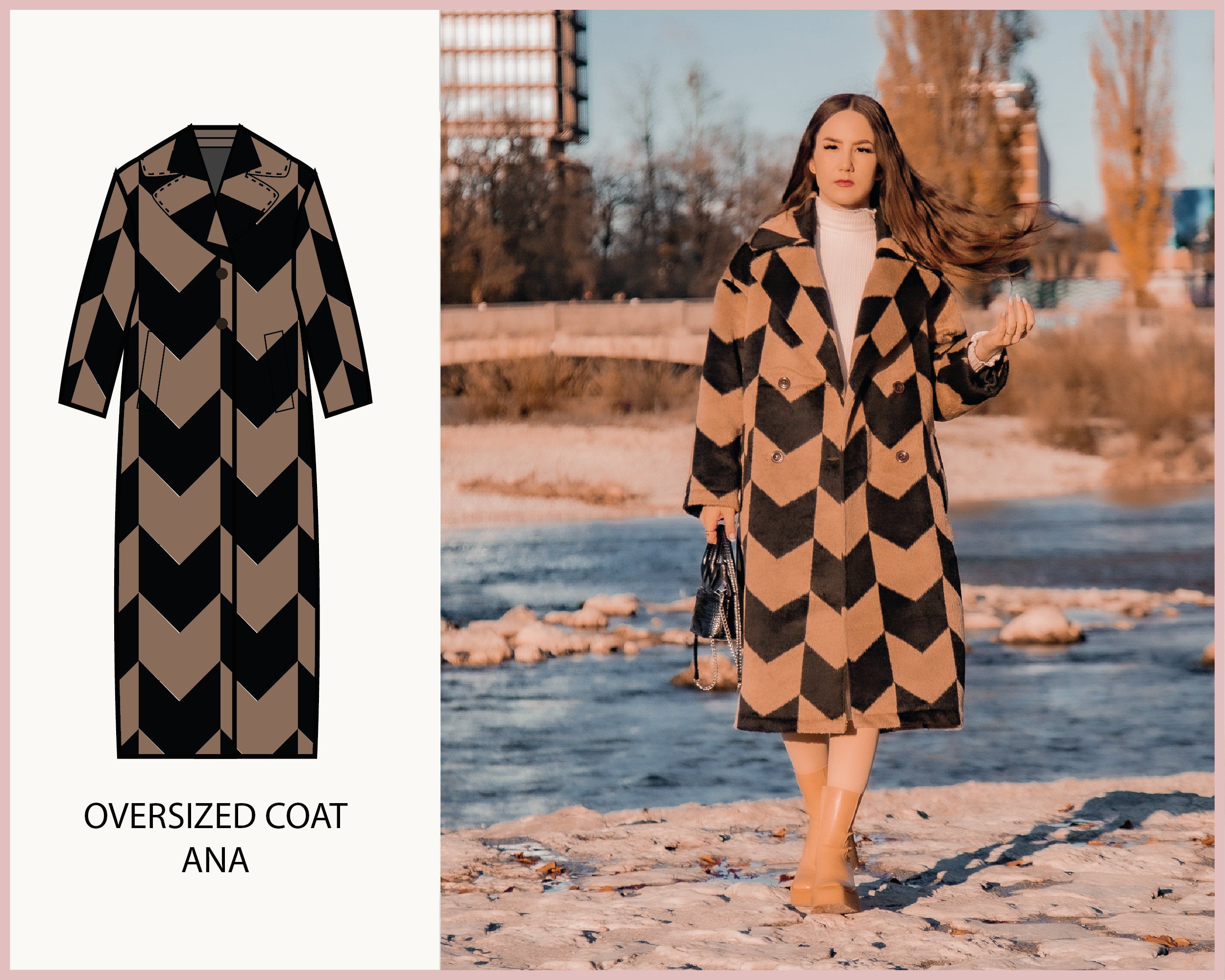 PATTERN - Oversized Coat ANA - THISISKACHI