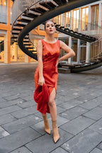 PATTERN - Fitted Dress with Back Draping VERENA - THISISKACHI