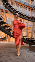 PATTERN - Fitted Dress with Back Draping VERENA - THISISKACHI