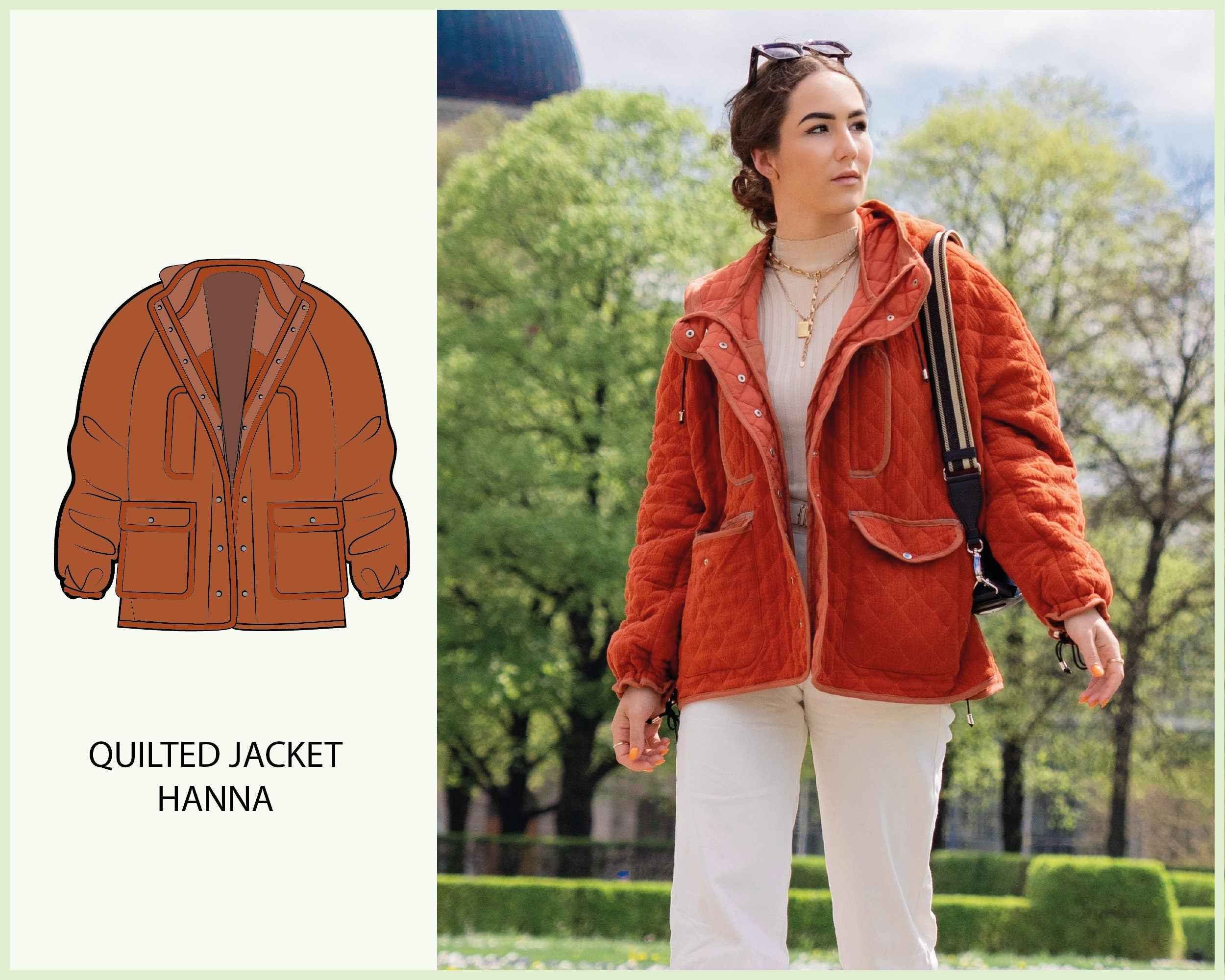 PATTERN - Quilted Jacket HANNA - THISISKACHI