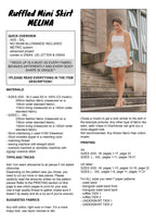 PATTERN - Ruffled Mini Skirt MELINA - THISISKACHI