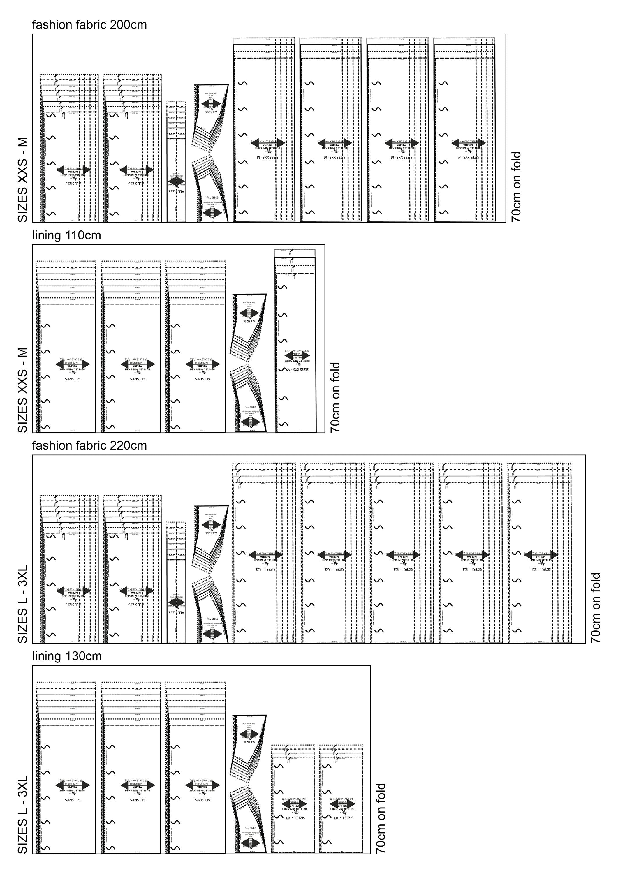 PATTERN - Ruffled Mini Skirt MELINA - THISISKACHI