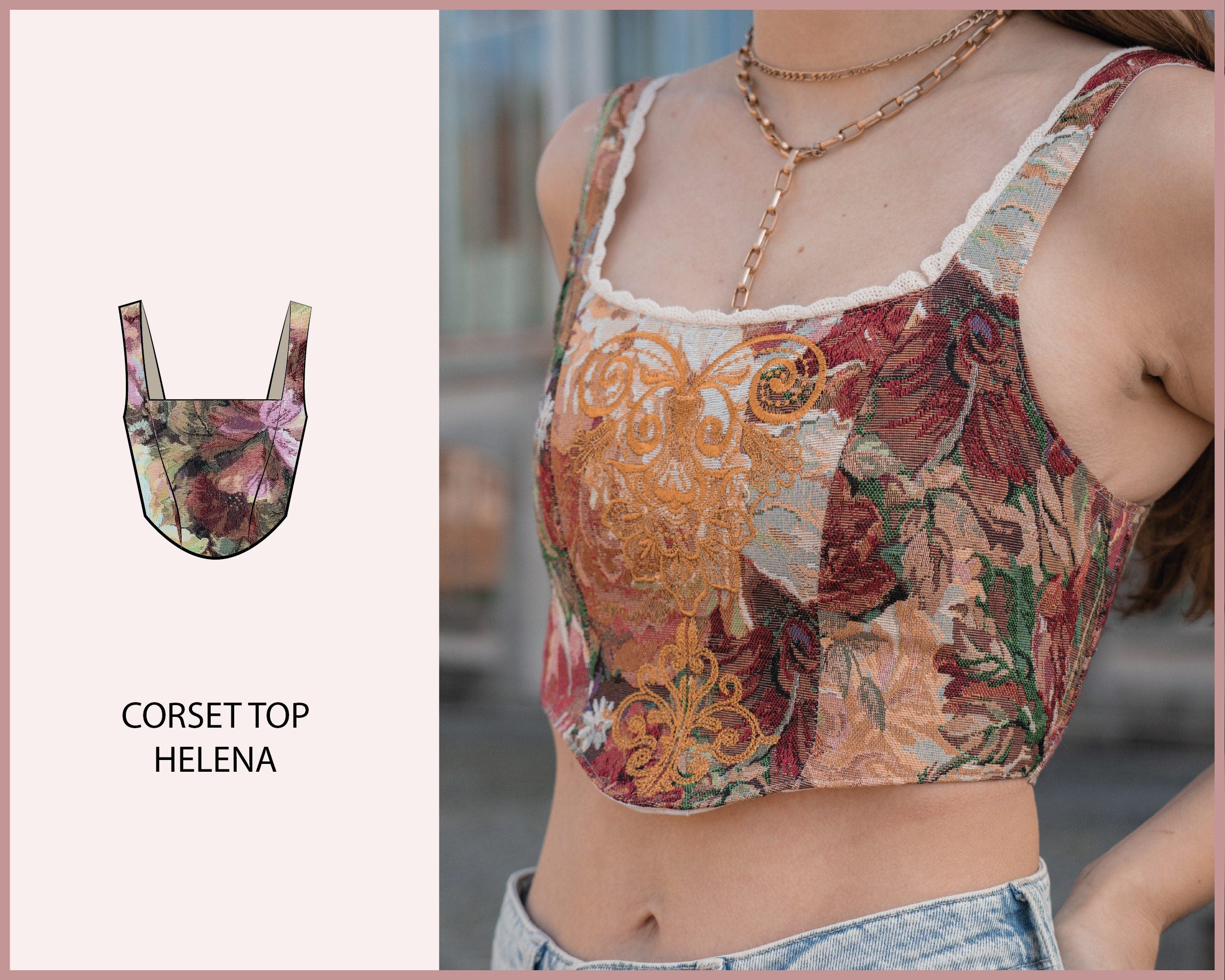PATTERN - Corset Top HELENA - THISISKACHI