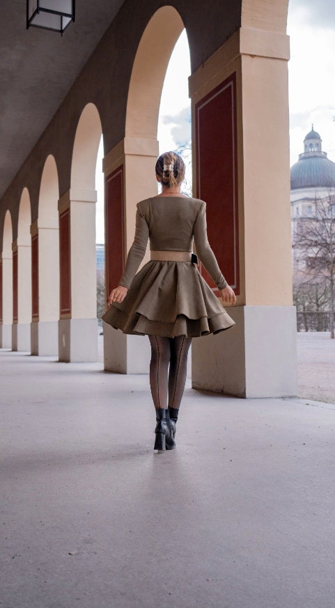 PATTERN - Knit Skater Dress MARIKA - THISISKACHI