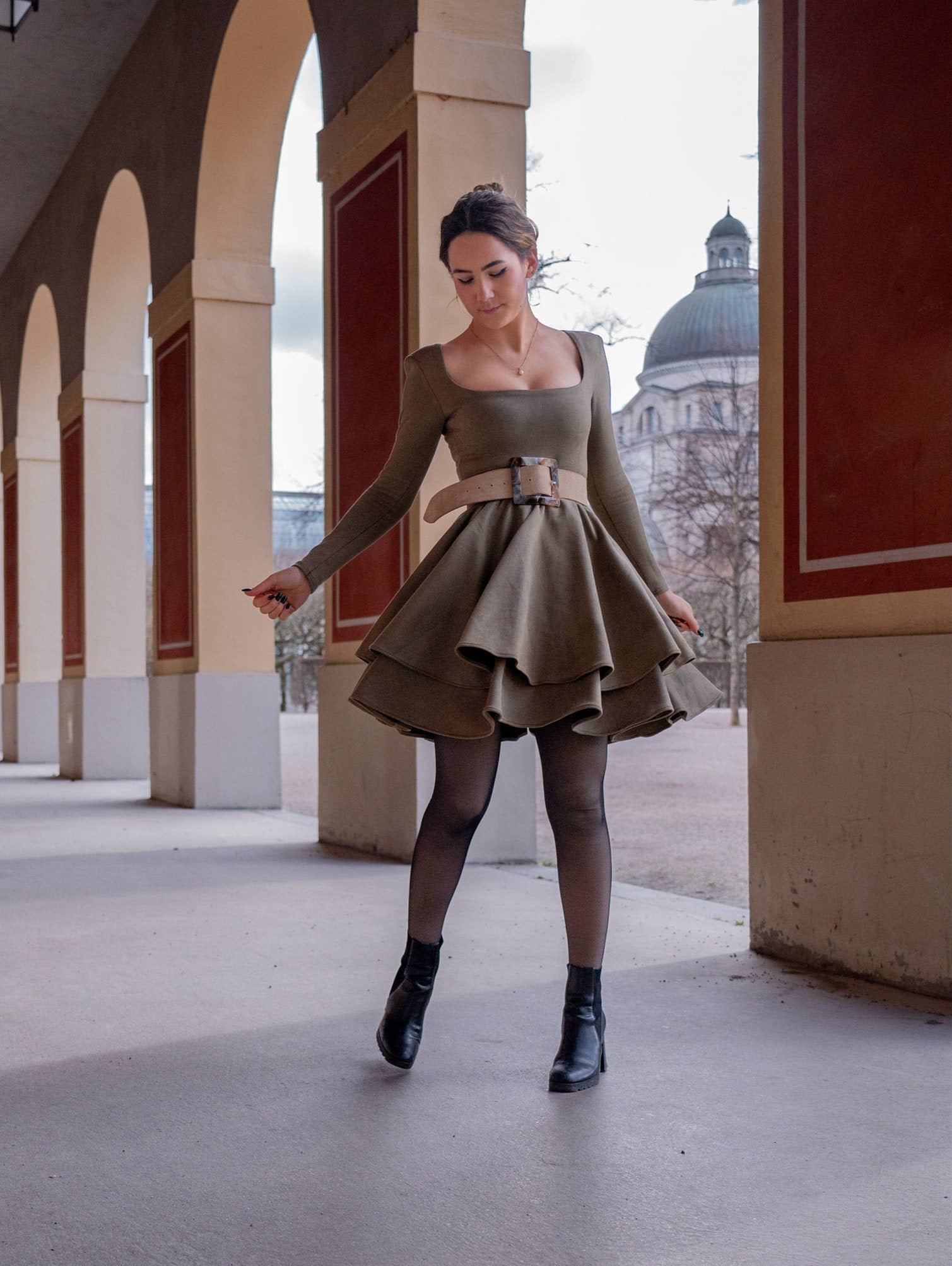 PATTERN - Knit Skater Dress MARIKA - THISISKACHI