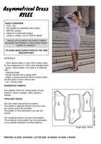 PATTERN - Asymmetrical Dress RYLEE - THISISKACHI