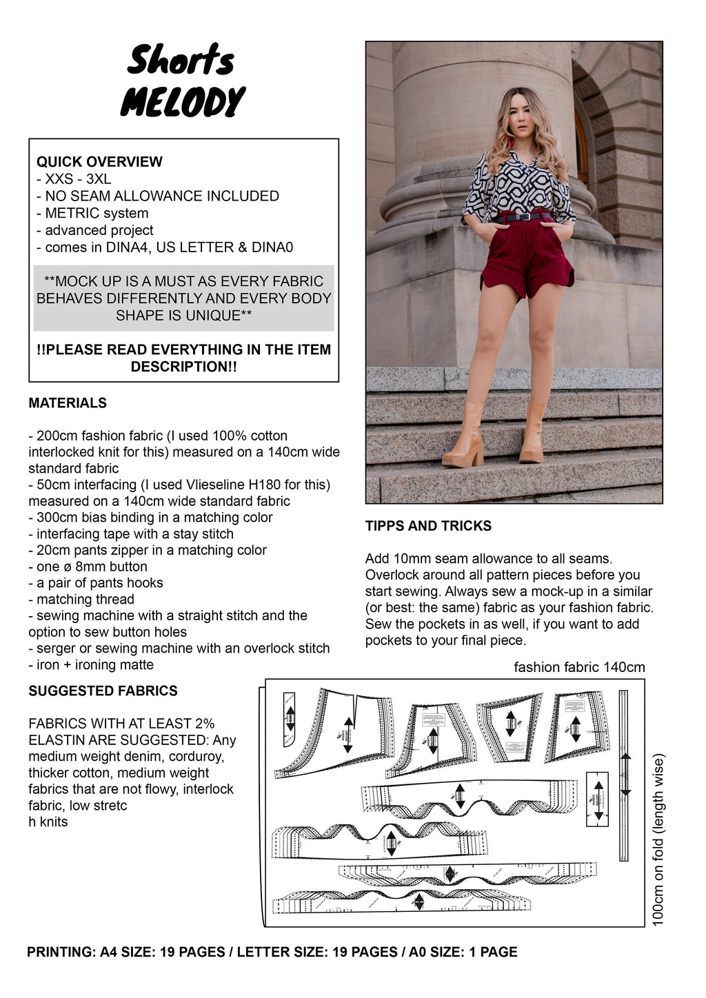 PATTERN - Shorts MELODY - THISISKACHI