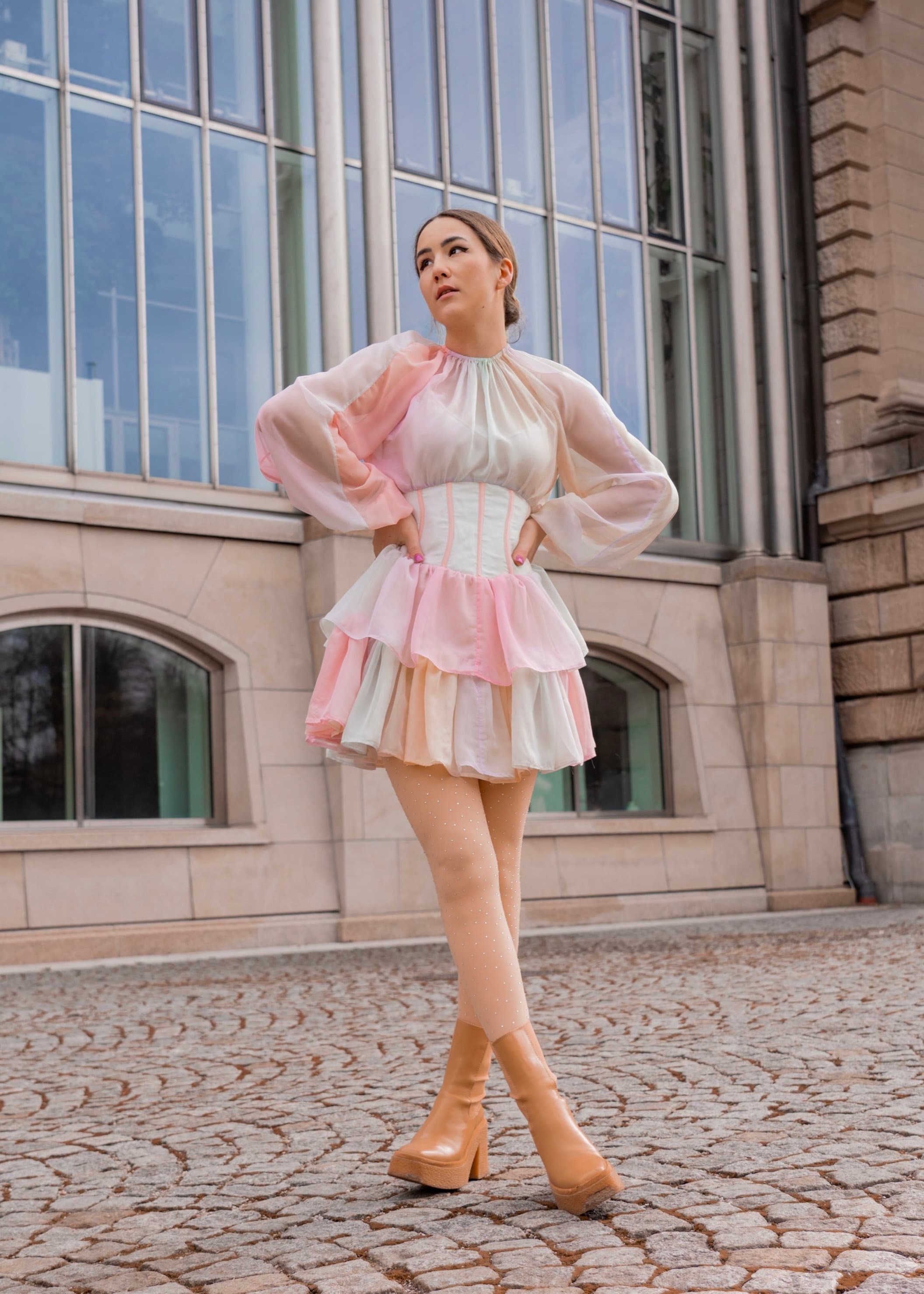 PATTERN - Ruffled Organza Dress LILLITH - THISISKACHI