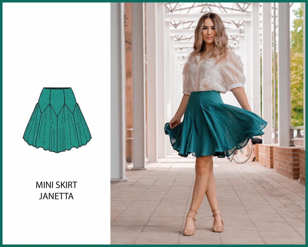 PATTERN - Mini Skirt JANETTA - THISISKACHI