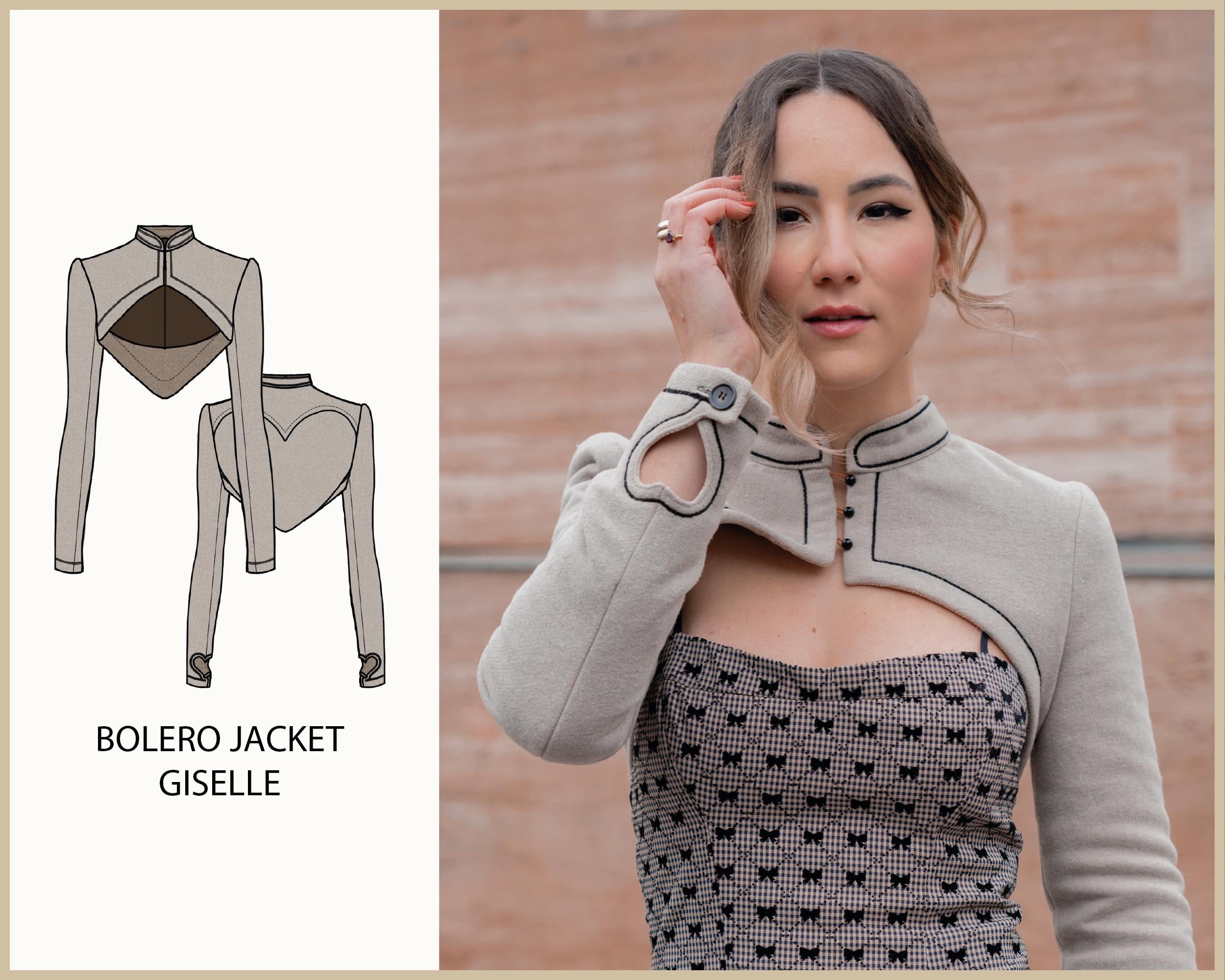 PATTERN - Bolero Jacket GISELLE - THISISKACHI