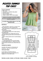 PATTERN - Pleated Summer Top CASEY - THISISKACHI