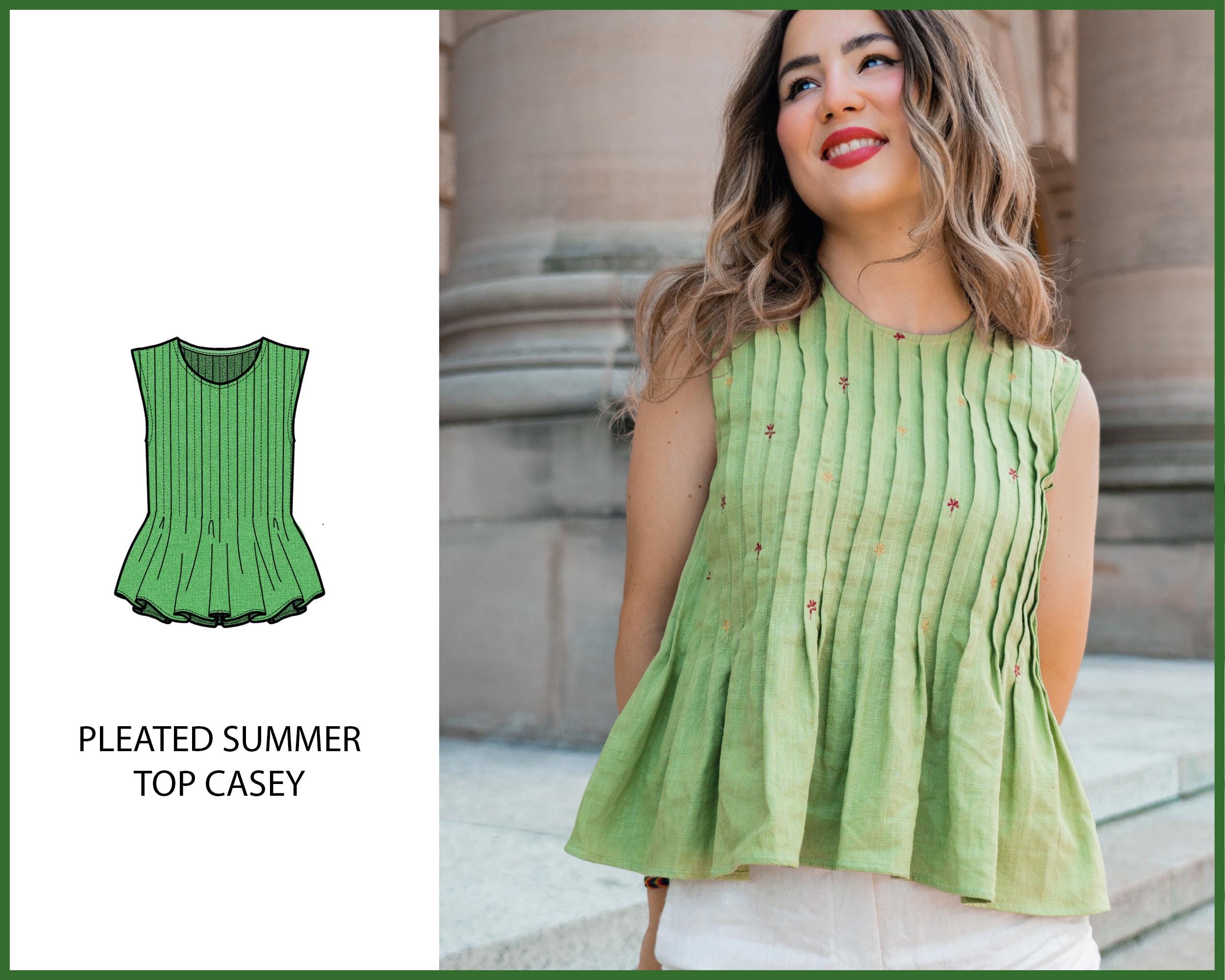 PATTERN - Pleated Summer Top CASEY - THISISKACHI