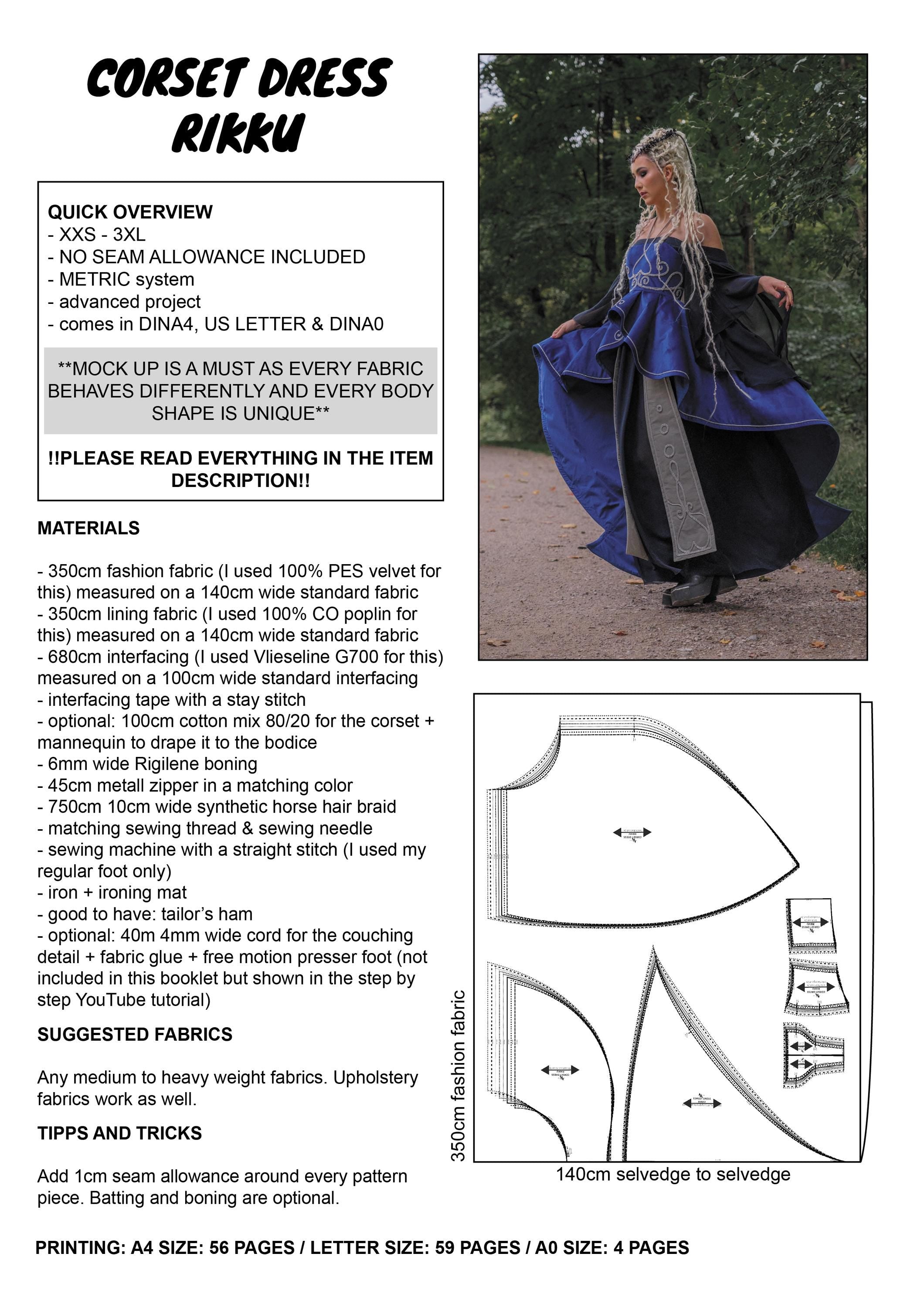 PATTERN - Corset Dress RIKKU - THISISKACHI