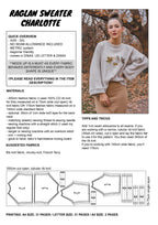 PATTERN - Raglan Sweater CHARLOTTE - THISISKACHI